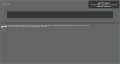 Desktop Screenshot of kxp.org