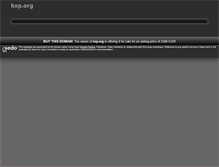 Tablet Screenshot of kxp.org